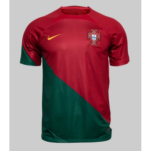 Portugalia Diogo Dalot #2 Koszulka Podstawowych MŚ 2022 Krótki Rękaw